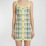Balmain Buttoned mini dress
