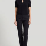 Barrie Rhinestone cashmere top