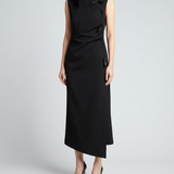 Bottega Veneta Buttoned sleeveless shift midi dress
