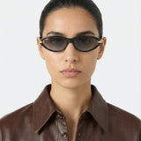 Knot cat-eye acetate sunglasses