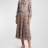 Valentino Garavani floral-print bow midi dress