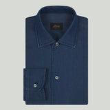 Brioni Marcello cotton denim shirt