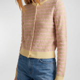 Guest in Residence Jane striped cashmere cardigan