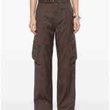 The Frankie Shop Kelly belted cargo trousers