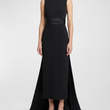 Carolina Herrera Bow-detail column gown