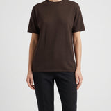 Toteme Lyocell-cashmere knitted T-shirt
