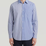 Comme des Garçons Shirt Patchwork striped shirt