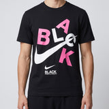 Comme des Garçons x Nike Black Logo-print cotton T-shirt