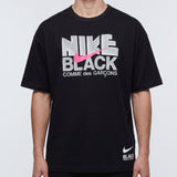 Comme des Garçons x Nike Black Logo-print cotton T-shirt