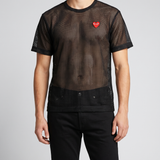 Comme des Garçons Play Mesh t-shirt