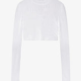 The Frankie Shop Kazel cropped thin knit top