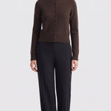 Theory Cropped cashmere cardigan