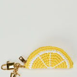 Dolce & Gabbana Raffia charm key ring