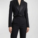 Sicilia double-breasted wool blazer