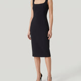 Dolce & Gabbana Virgin-wool crêpe midi dress