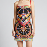 Dolce & Gabbana Carretto silk twill cropped top