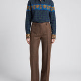 Dries Van Noten Embroidered checked shirt