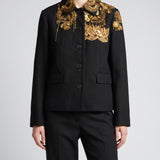 Dries Van Noten Embellished cotton jacket