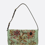 Valentino Garavani Devain embroidered small shoulder bag