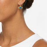 Nazar single hoop earring