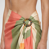 Eres Enea acetate sarong buckle