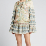 Etro Silk tunic mini dress