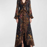 Etro Paisley silk maxi dress