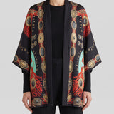 Etro Flora and fauna silk kimono