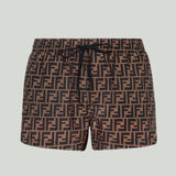 Fendi FF drawstring swim shorts