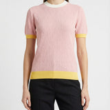 Cotton and silk jumper