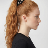 Fendi crocheted cotton hair elastic