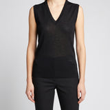 Fendi Silk organza cut-out jumper