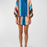 Fendi Striped silk shorts