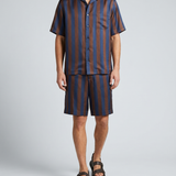 Fendi Pequin silk bermudas