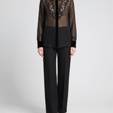 Fendi Grain de poudre wool trousers