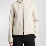 Fendi Hooded wool-silk jacket