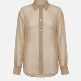 The Frankie Shop Peri sheer shirt