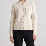 Barrie Fitted cashmere jacket