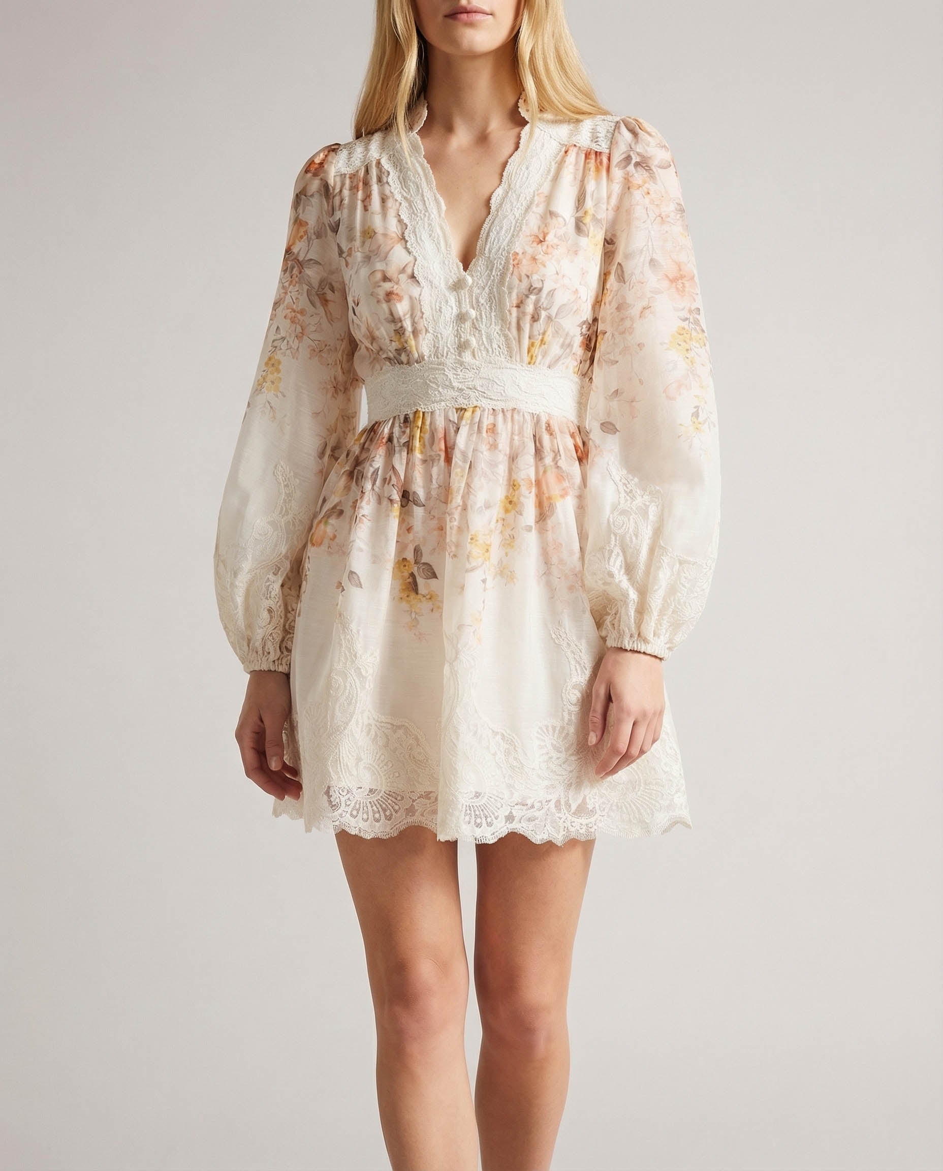 Zimmermann Luna lace lantern dress – Luisa World