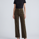 Frame Le Slim Palazzo modernist pocket corduroy trousers