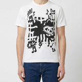 Graphic-print cotton t-shirt
