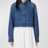 Givenchy Raw-edge denim jacket