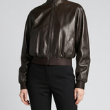 Gucci Soft nappa leather bomber jacket