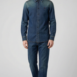 Gucci Washed certified cotton denim shirt