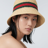 Gucci Woven fabric hat