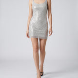 Gucci Embellished jersey mini dress