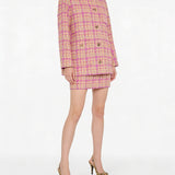 Tweed button-up jacket