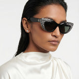 Embellished cat-eye sunglasses