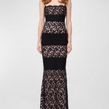 Hervé Léger Marielle lace gown