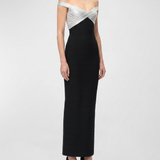 Hervé Léger Metallic Bonnie gown